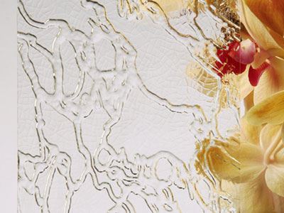 Vidro impresso transparente