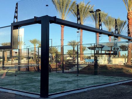 Vidro temperado para quadras esportivas (padel)