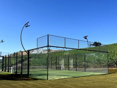 Vidro temperado para quadras esportivas (padel)