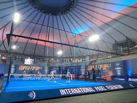Vidro temperado para quadras esportivas (padel)