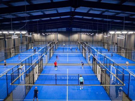 Vidro temperado para quadras esportivas (padel)