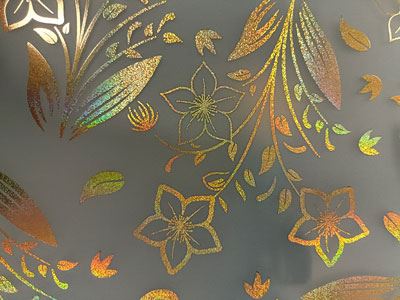 Vidro impresso decorativo