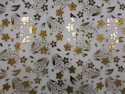 Vidro impresso decorativo