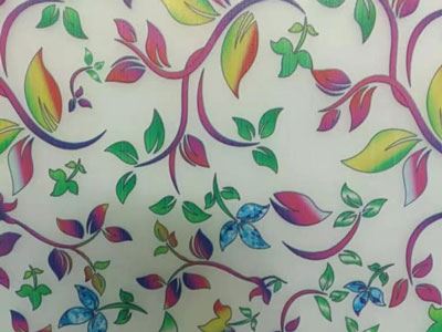 Vidro impresso decorativo